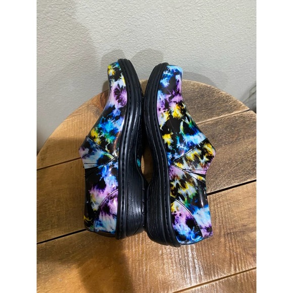 KLOGS Women's Mission Tie Dye Patent Leather Clog size 8 - Picture 5 of 8